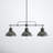Hendon 3 - Light Oiled Bronze Kitchen Island Pendant-23969017