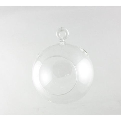 Porte-bougie en verre