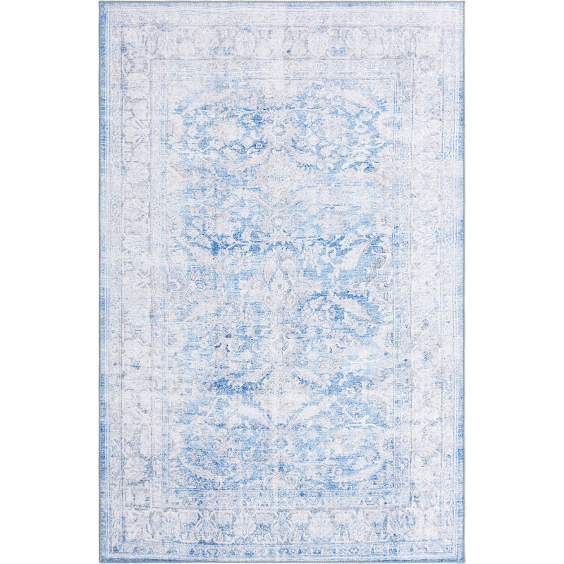 Alush Chenille Oriental Indoor Rug, Rectangle 5' x 8'
