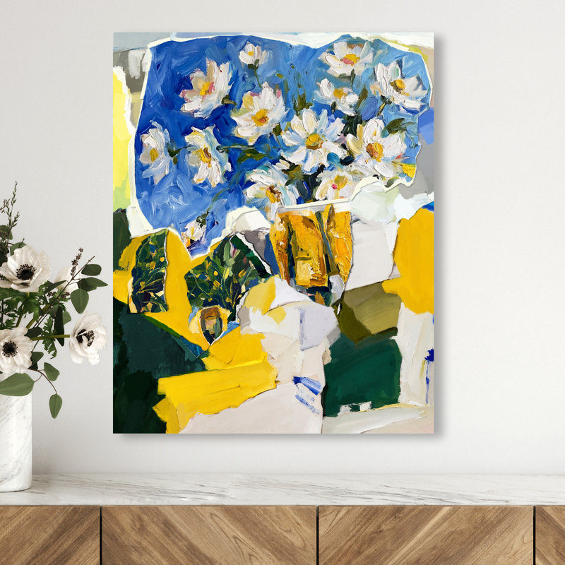 Sunshine And Flowers Print by Oliver Gal, 20"H x 24"W, Gallery Wrapped