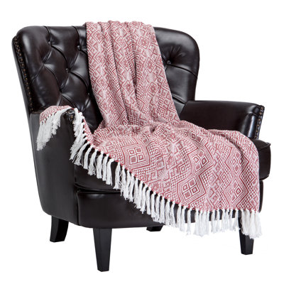 Jeté en coton doux Diamond