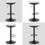 Parshall Swivel Upholstered Adjustable Height Counter Stool with Metal Frame-2037847581-2037847571