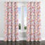 Rideaux de fenêtre Modern - rideau à œillets scandinave rose et motif cachemire orange - 1 panneau-642742668-642742669
