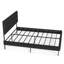 Base de lit tapissier grand format avec tête de lit, aucun sommier requis, rangement sous le lit 14 po-577732064-577732066