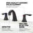 Bathroom Sink Faucet, Faucet For Bathroom Sink, Widespread Brushed Gold Bathroom Faucet 3 Hole-103110544