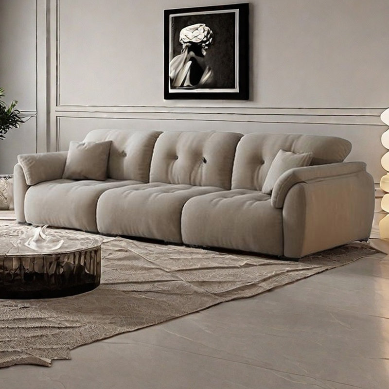 style simple avec dossier réglable, H 33,46 po x l 110,23 po x P 47,24 po, 4