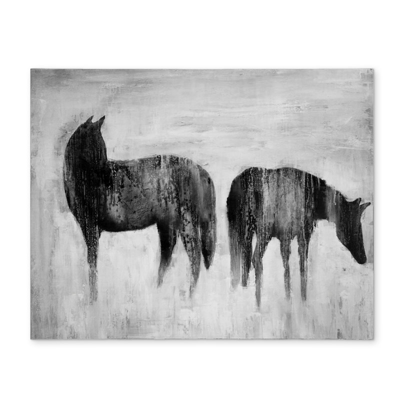 Napperon Horses Silhouettes Mist