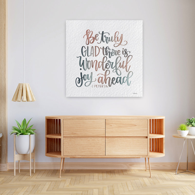 Wonderful Joy Ahead, art contemporain abstrait, H 36 po x l 36 po