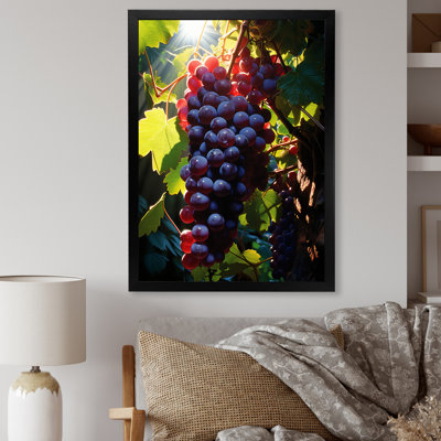 «Sunset on Vineyard In Rhones I», reproduction sur toile