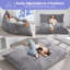   Fauteuil à billes 3-en-1 convertible en velours côtelé pour adultes-133996168-129227377