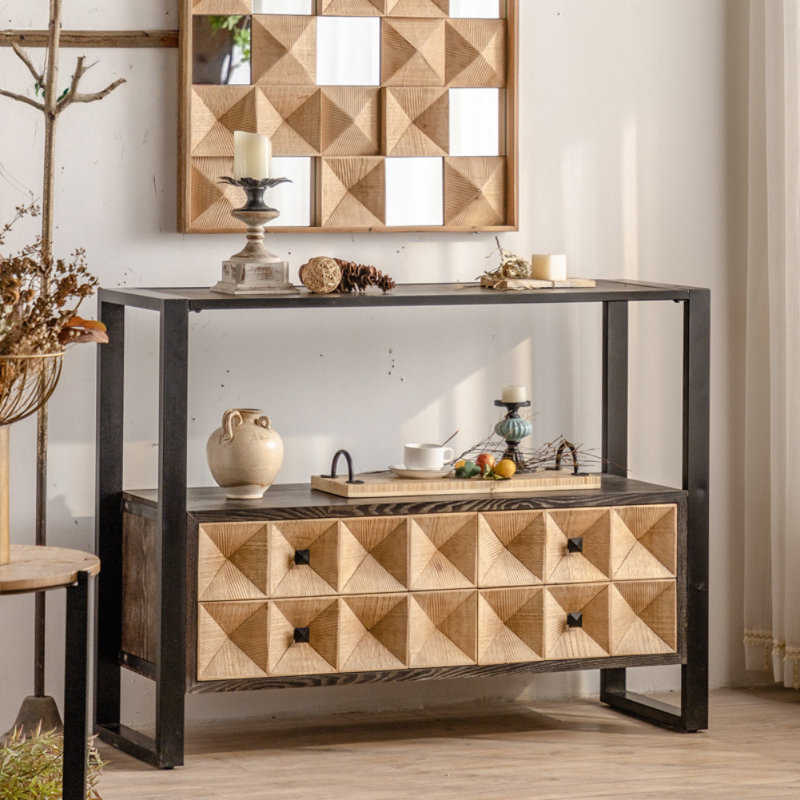 Vitrine design français rétro