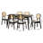 Caslynn 6 - Person Four Leg Dining Set-940078788-940078791