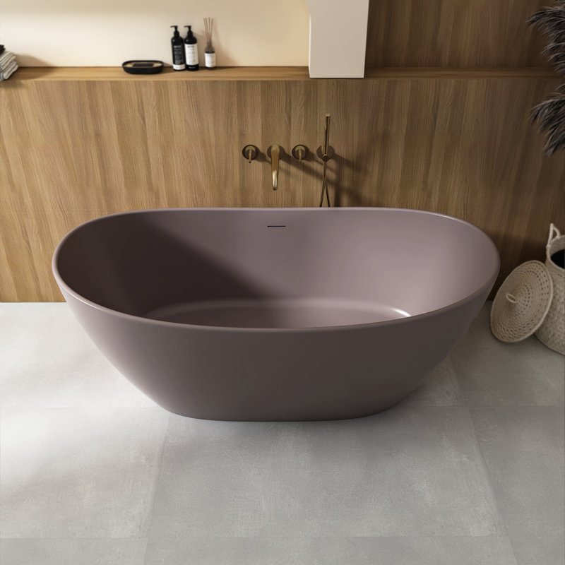 Baignoire autoportante 65 po, Matte Coffee