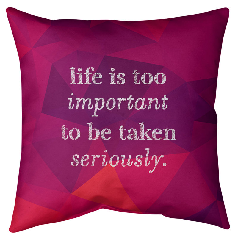 Coussin de sol, 28 po x 28 po, Rose / Orange