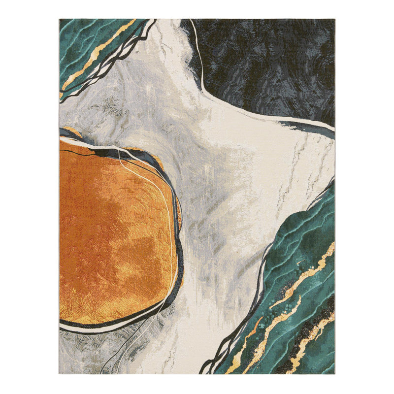 Keazia Indoor/Outdoor Area Rug, Rectangle 7'10" x 10'
