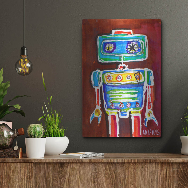 " Robot Boy " by Wyanne, 16" H x 12" W