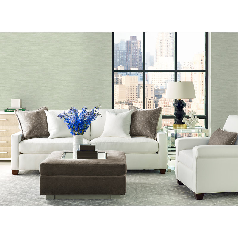 Jakasia 27' L x 27" W 3D Embossed Wallpaper Roll, Grass