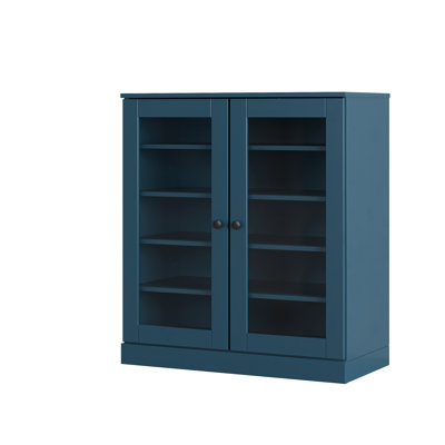 Armoire de rangement pour chaussures 100% en bois massif avec portes réglables et rangement pour chaussures empilable, l 32 po x H 35,75 po