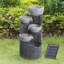 Chaison Outdoor Weather Resistant Floor Fountain with Lights