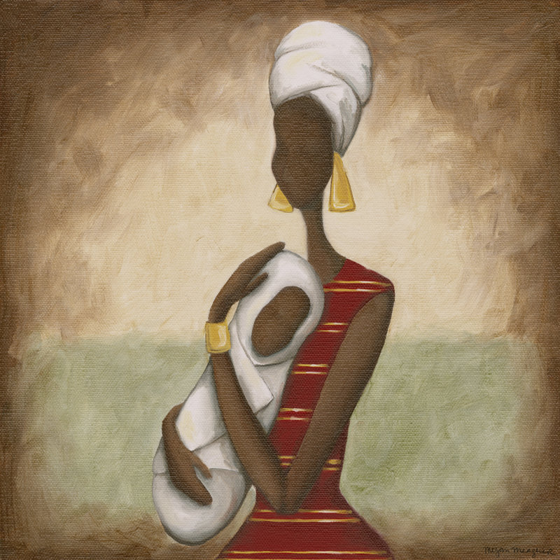" Nurture " Painting Print, 12" H x 12" W x 1.25" D