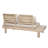 Abhipsa 5 Piece Outdoor Acacia Wood Conversation Set With Cushions