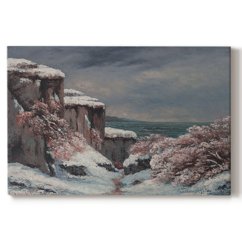 Botanique rétro - CV, H 33 po x l 49 po x P 1,5 po, Toile tendue