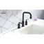 Willow 2-handle Black Bathroom Sink Faucet with LED Temperature Colour