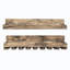 Castile 2 Piece Solid Wood Accent Shelf