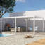 19 pi. L 10 pi. Pergola en aluminium
