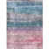 Leyat Washable Abstract Rug Ombre Distressed Non Slip Stain Resistant Low Pile Indoor Carpet
