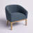 Upholstered Barrel Chair-2054348271