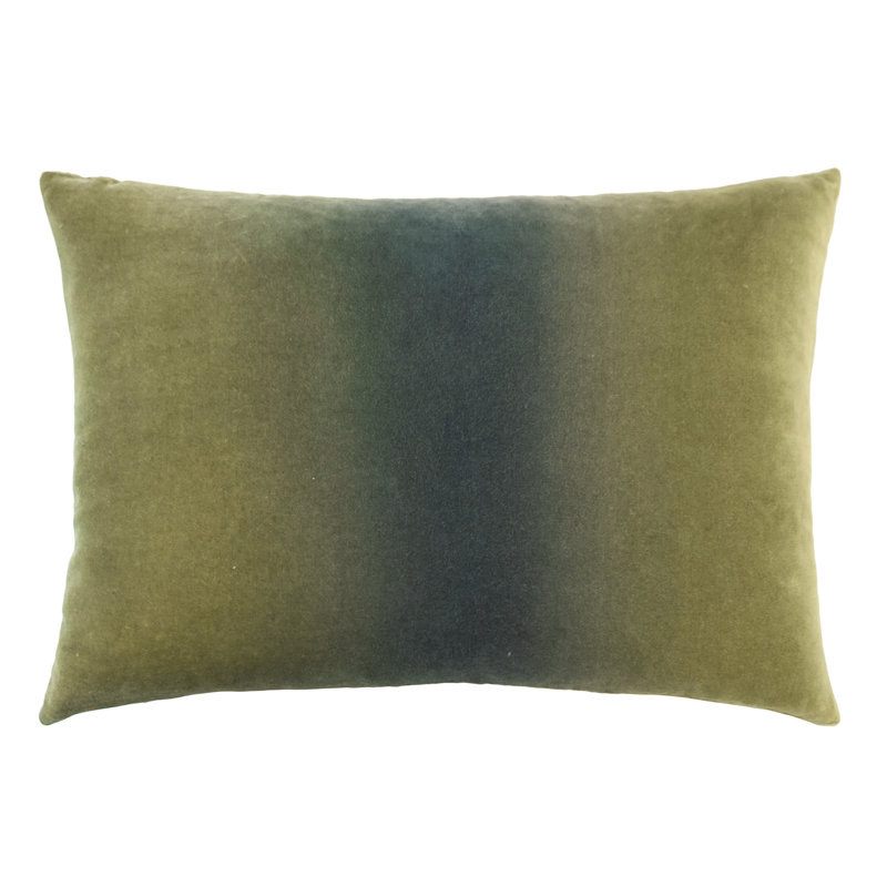 Matte Velvet Pillow Cover & Insert, Cactus, Rectangle 14"H x 20"W