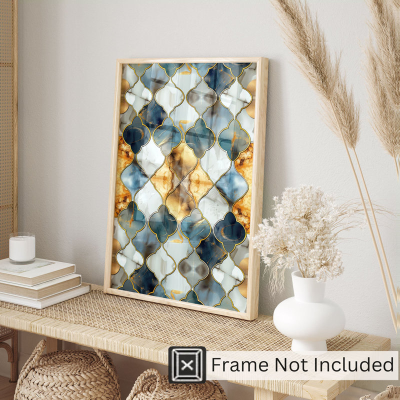 «Abstract Abstract Dreams IV», reproduction d'art moderne sans cadre, H 20 po x l 16 po