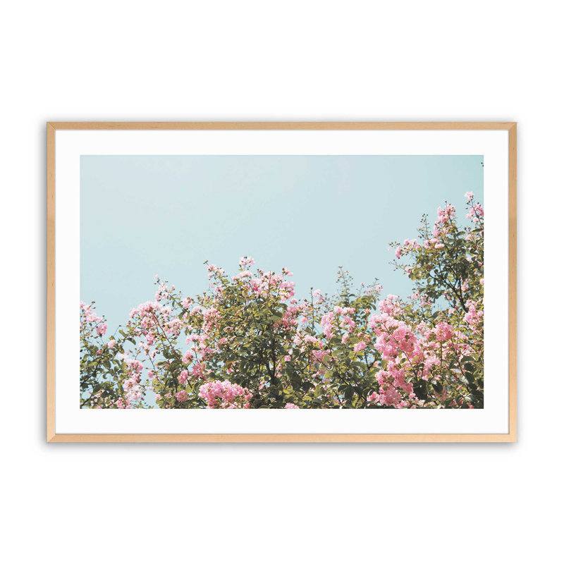«Blossoming Canopy Print», dans un cadre, Érable brut encadré, H 13 po x l 17 po x P 1,25 po