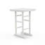 Ensembles de bar de patio blanc durable, bistro Hdpe toutes saisons pour recevoir