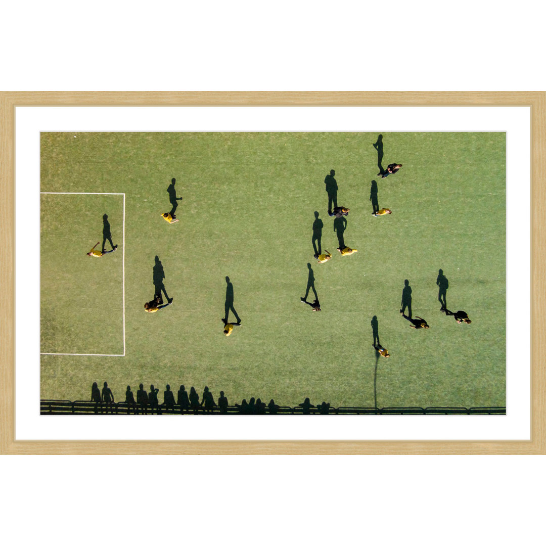 'Soccer' by Karolis Janulis Framed Painting Print Marmont Hill