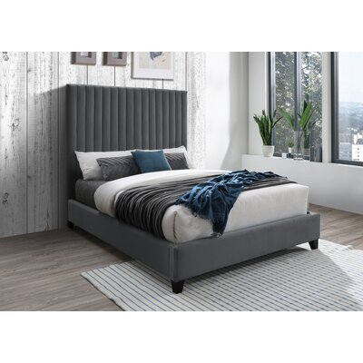 Amaura Upholstered Low Profile Platform Bed -  Latitude RunÂ®, 0B3C95C5F90B4166B17AEBF6BE1D23A9