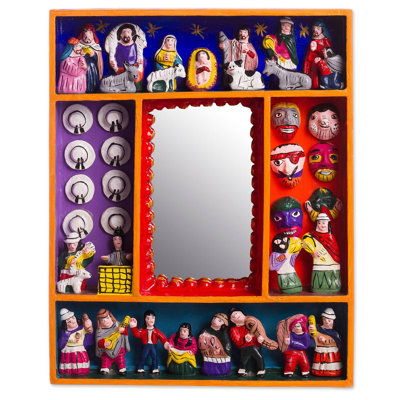 Keyaan Solid Wood Frame Mirror