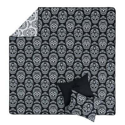 Ensemble de couvre-lit Spooky Sugar Skull