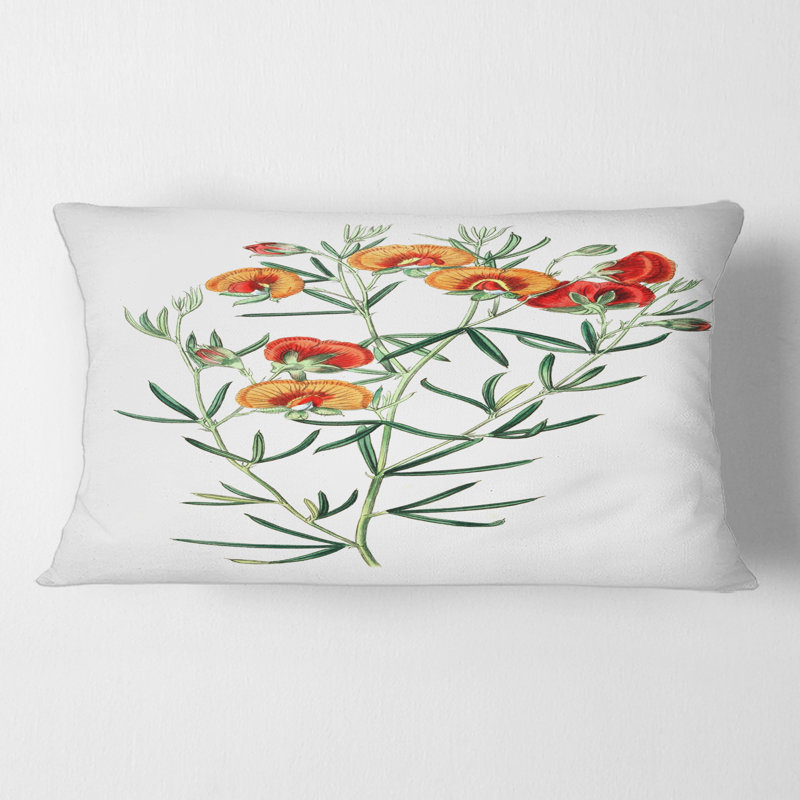 Housse et insert de coussin rectangulaire American Flora