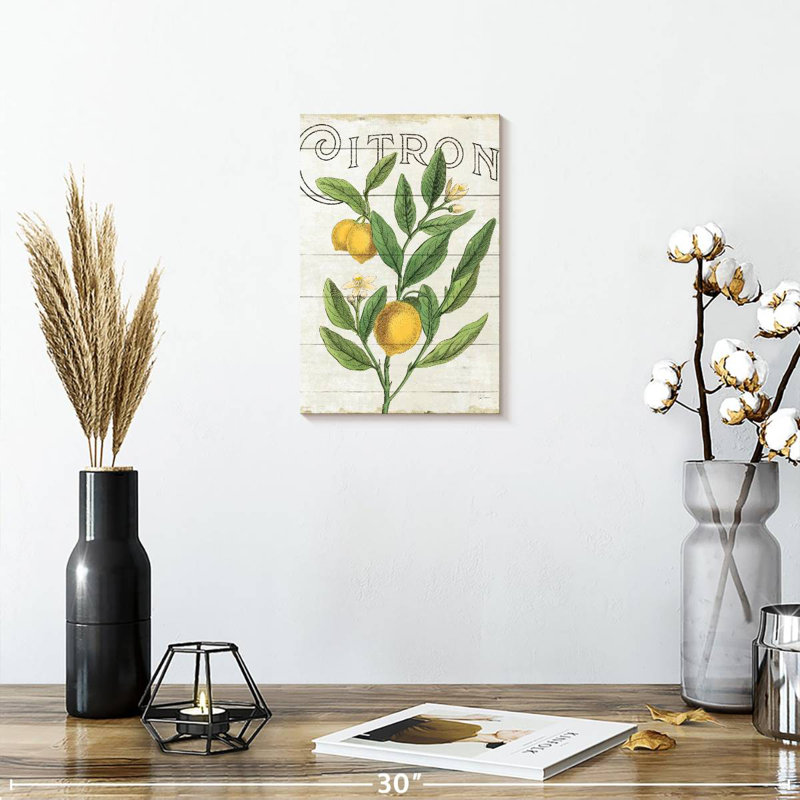Yarlin Classic Citrus I Shiplap, H 12 po x l 8 po