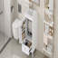 Meuble-lavabo de 20 po avec lavabo, armoire de salle de bain avec porte à fermeture douce, support de rangement et tiroir