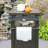 Metal Grill Carts Outdoor with Storage and Wheels-88558127