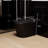 Starry Night Light Smart Toilet With Built-In Bidet, Modern Bathroom Design, Auto Open/Close Seat, Foot Sensor, LED Display, Warm Water And Dryer, Matte Black.-116243761