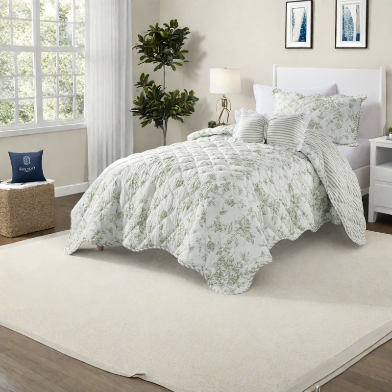 Ensembles de literie réversible, maison en microfibre TG