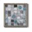 Papillon sur bleu - Reproduction d'art sur toile encadrée-1122899622-1122880714