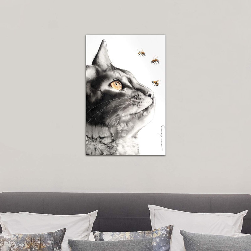 Buzzz.. by Soo Beng Lim - Wrapped Canvas Painting, 66.04 cm H x 45.72 cm W x 1.91 cm D