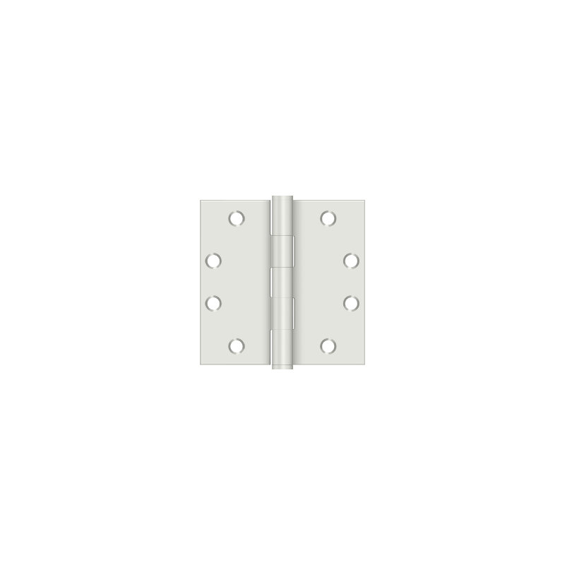 Steel Butt Bearing Hinge, Prime Coat White