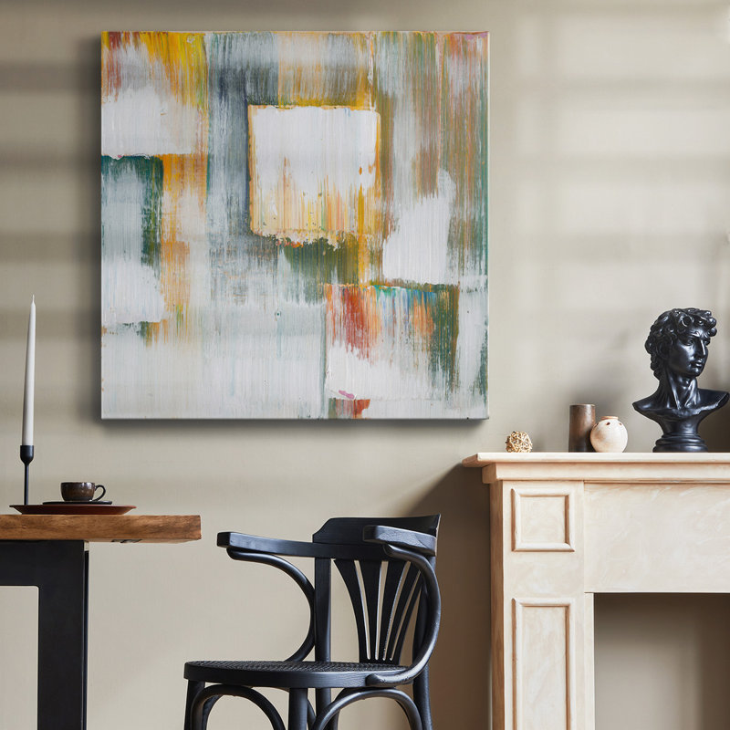 4 po - Toile tendue avec châssis de qualité supérieure - prête à être accrochée