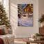 Impression sur toile, "Siberian Huskies"-1430051319